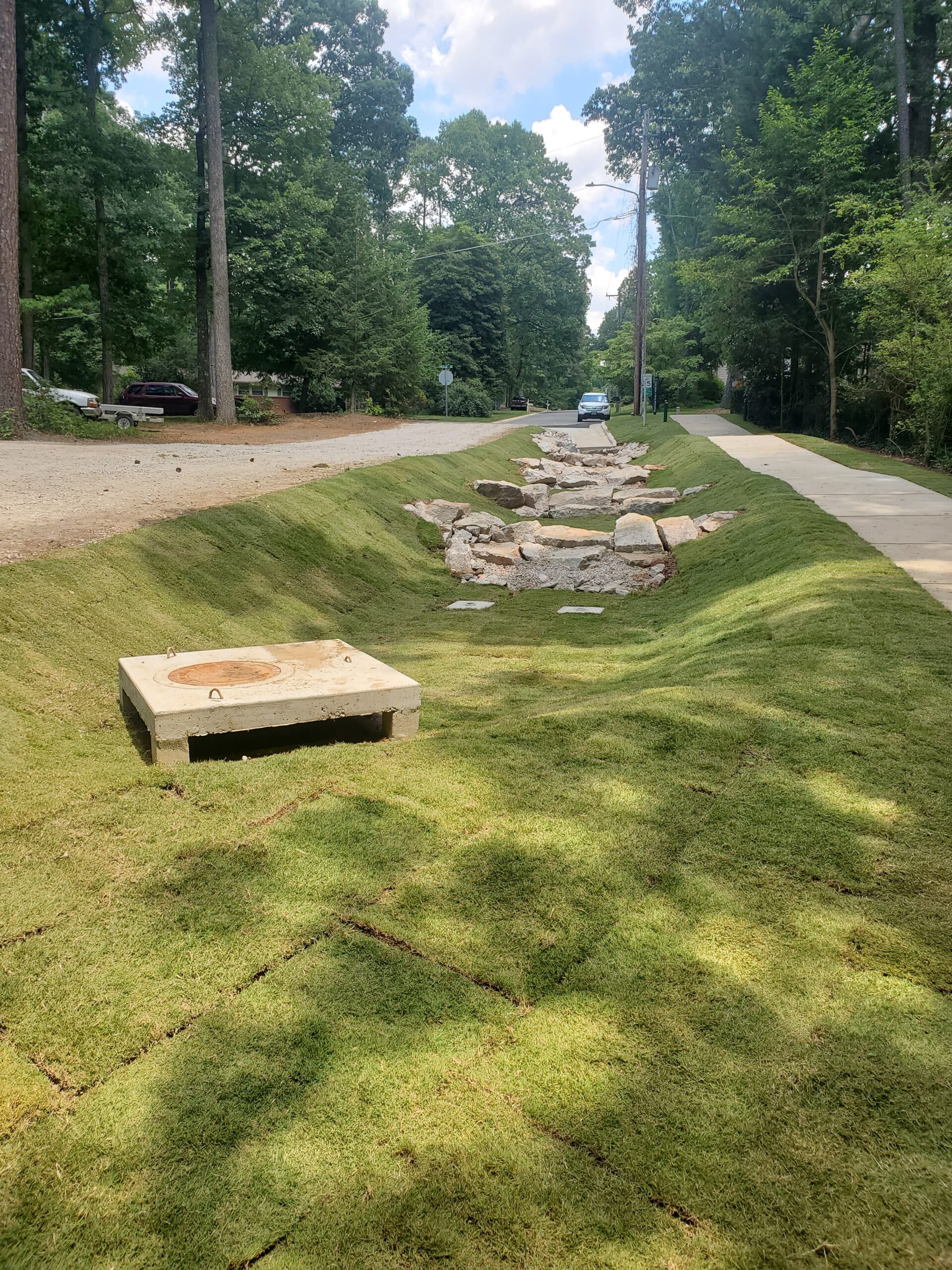 green stormwater infrastructure site construction